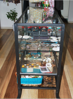 アクセサリー　ショウケース　店内の様子